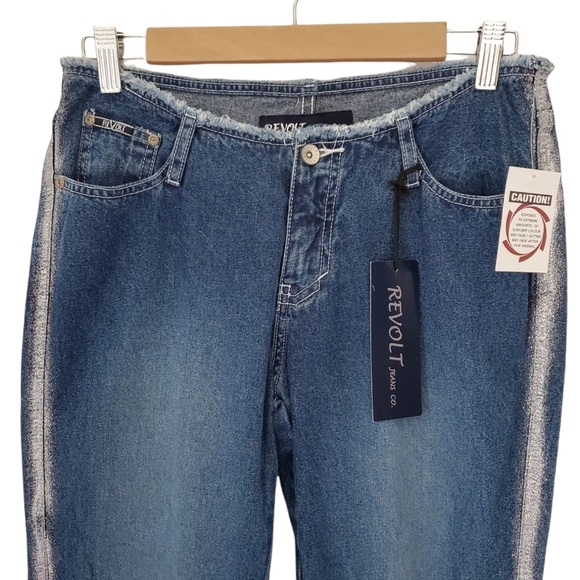 New! Revolt Blue Jeans sz 7 - Picture 5 of 11